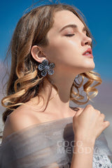 Charming Alloy Wedding Earrings with Imitation Pearl HG18007 - COCOMELODY