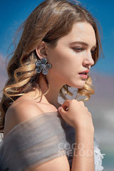 Charming Alloy Wedding Earrings with Imitation Pearl HG18007 - COCOMELODY