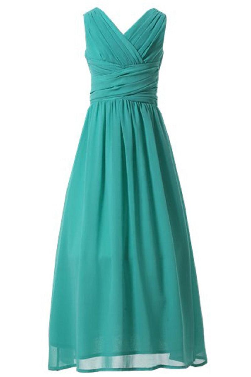 Junior Bridesmaid Dress–Party & Flower Girl Gown B01M64J70L - COCOMELODY