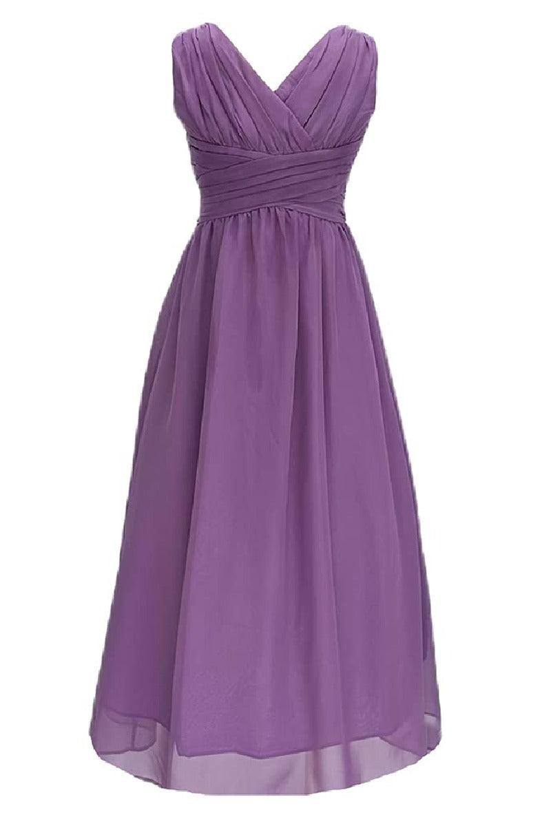 Junior Bridesmaid Dress–Party & Flower Girl Gown B01M64J70L - COCOMELODY