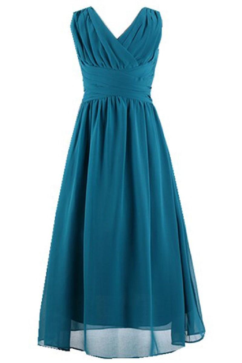 Junior Bridesmaid Dress–Party & Flower Girl Gown B01M64J70L - COCOMELODY
