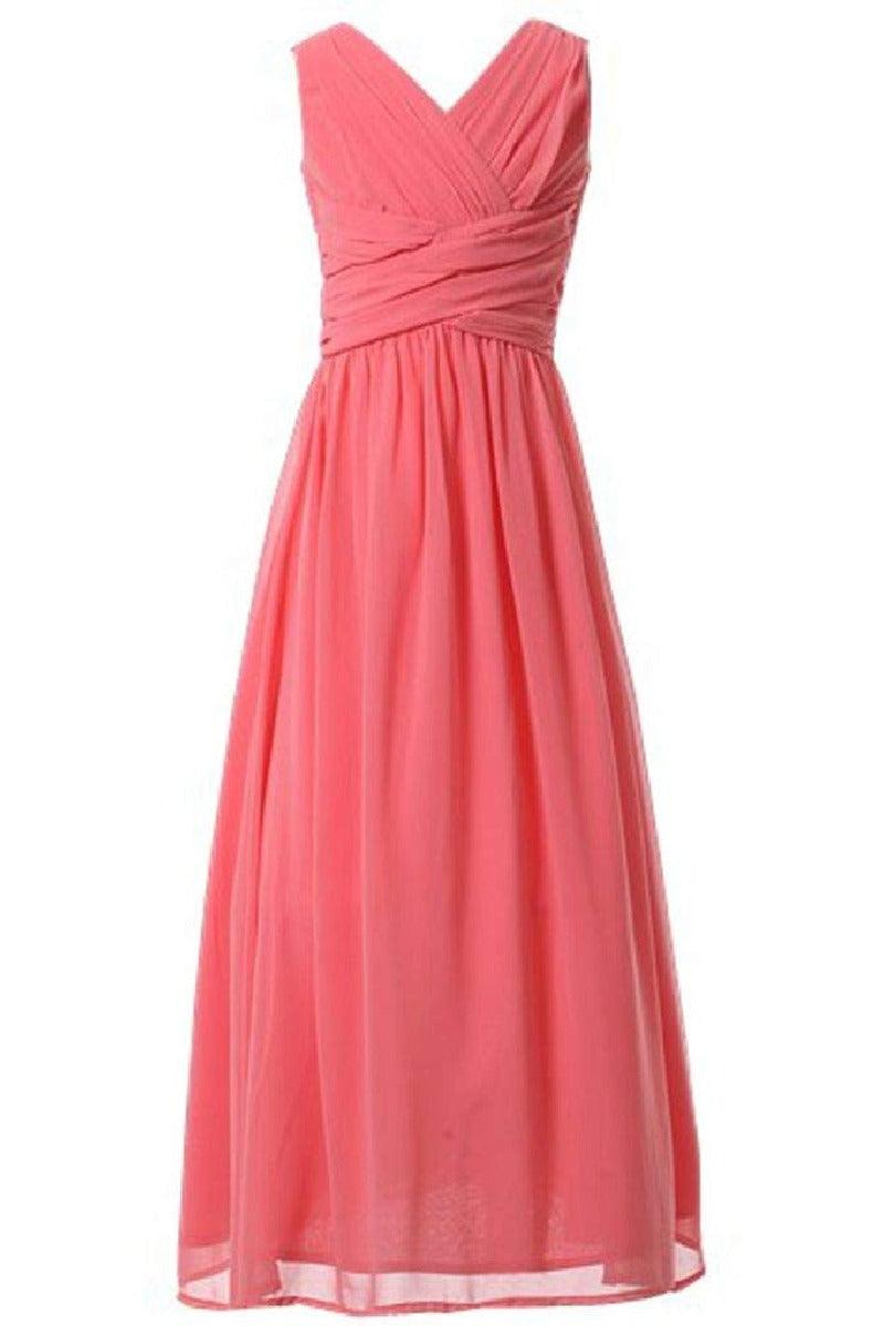 Junior Bridesmaid Dress–Party & Flower Girl Gown B01M64J70L - COCOMELODY
