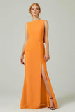 Sheath-Column Sweep-Brush Chiffon Dresses CB0310CS - COCOMELODY