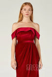 Sheath-Column Ankle Length Velvet Dress CB0365CS - COCOMELODY