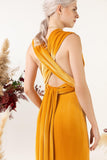 Trumpet Sweep-Brush Train Velvet Bridesmaid Dress CB0515 - COCOMELODY