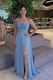 A-Line Floor Length Chiffon Bridesmaid Dress CB0709