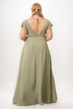 A-Line Maxi Chiffon Bridesmaid Dress CB0729 - COCOMELODY