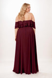 A-Line Maxi Chiffon Bridesmaid Dress CB0747 - COCOMELODY