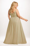 A-Line Maxi Chiffon Bridesmaid Dress CB0757 - COCOMELODY
