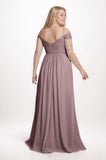 A-Line Maxi Chiffon Bridesmaid Dress CB0766 - COCOMELODY