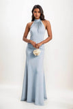 Sheath-Column Maxi Elastic Cloth Dress CB0814CS - COCOMELODY