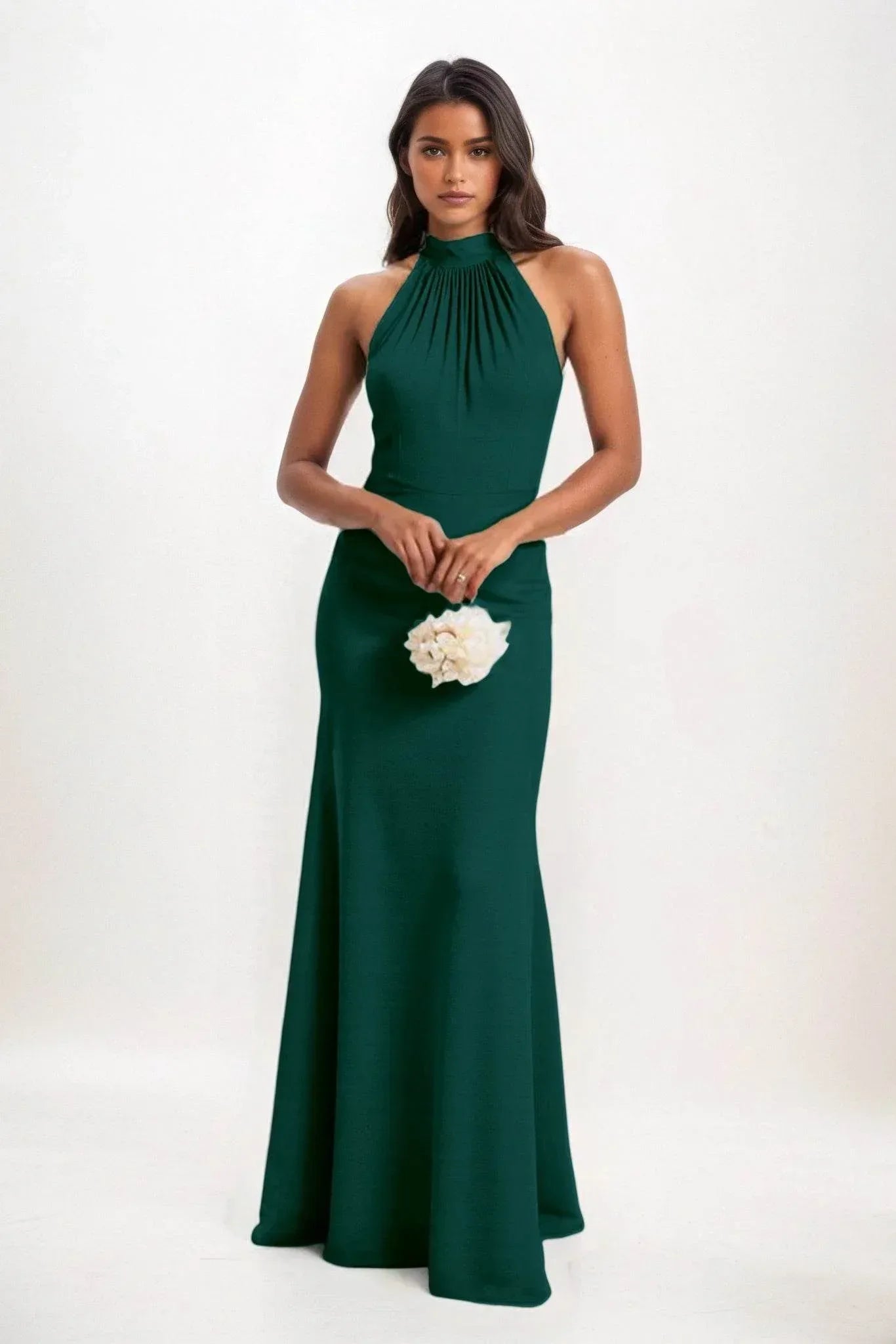 Sheath-Column Maxi Elastic Cloth Dress CB0814CS - COCOMELODY