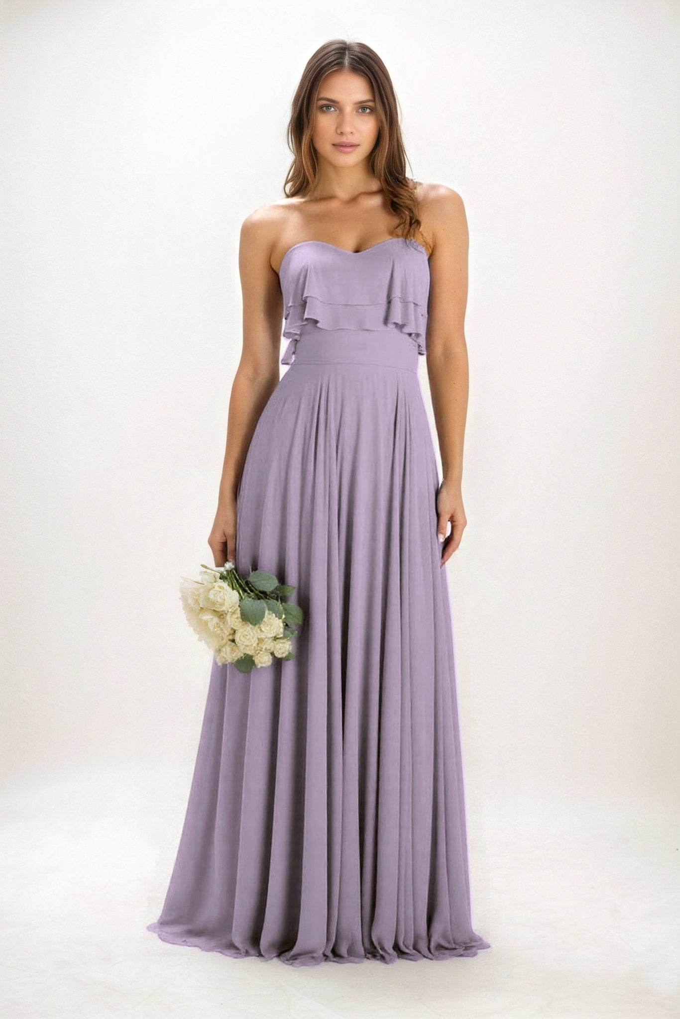 A-Line Maxi Chiffon Bridesmaid Dresses COCOMELODY CB0850 COCOMELODY EU A-Line Maxi Chiffon Bridesmaid Dresses COCOMELODY CB0850 COCOMELODY EU
