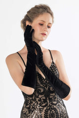 Fingertips Opera Length Wedding Gloves CD0070 - COCOMELODY