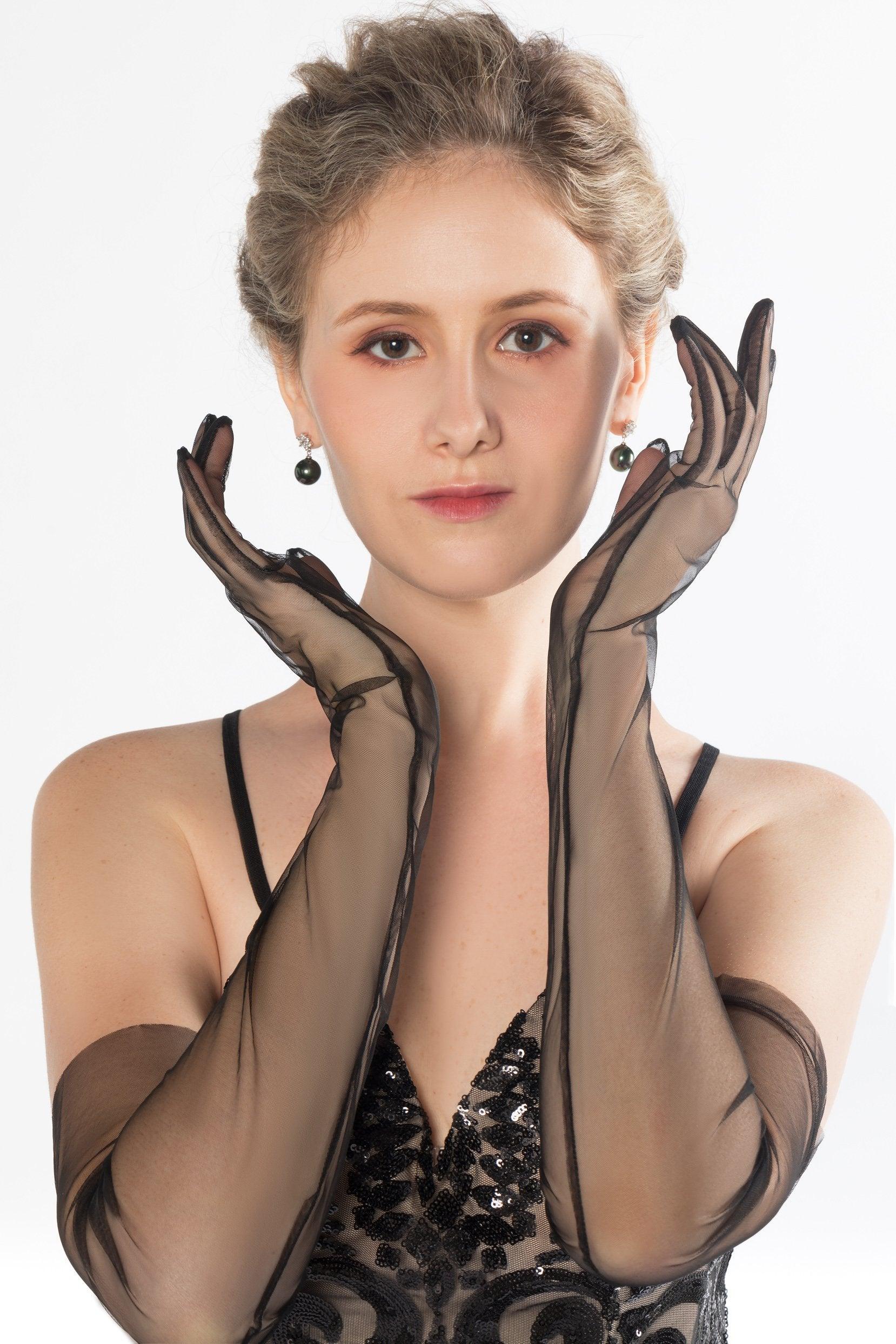 Fingertips Opera Length Wedding Gloves CD0071 - COCOMELODY