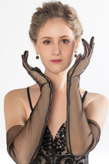 Fingertips Opera Length Wedding Gloves CD0071 - COCOMELODY