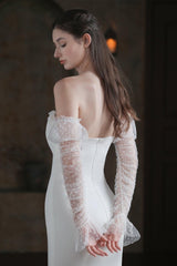 Fingerless Opera Length Tulle Wedding Gloves CD0099 - COCOMELODY