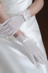 Fingertips Wrist Length Tulle Wedding Gloves CD0101 - COCOMELODY