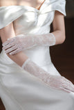 Fingertips Wrist Length Lace Wedding Gloves CD0105 - COCOMELODY