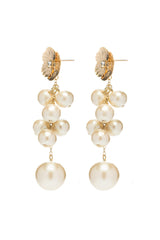 Alloy Earrings with Imitation Pearl CE0127 - COCOMELODY