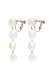 Alloy Earrings with Pearl CE0130 - COCOMELODY