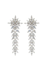 Copper Alloy Earrings with Zircon CE0132 - COCOMELODY
