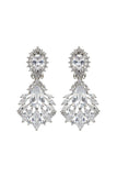 Copper Alloy Earrings with Zircon CE0133 - COCOMELODY
