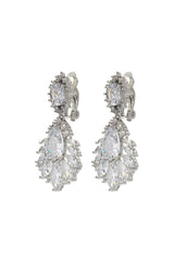 Copper Alloy Earrings with Zircon CE0133 - COCOMELODY