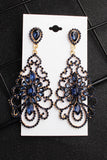 Alloy Earrings with Rhinestone CE0138 - COCOMELODY