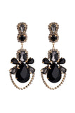 Alloy Earrings with Crystals Rhinestone CE0143 - COCOMELODY