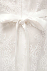A-Line Floor Length Lace Flower Girl Dress CF0301 - COCOMELODY