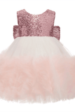A-Line Knee Length Tulle Lace Flower Girl Dress CF0339 - COCOMELODY