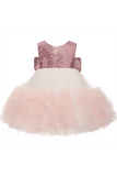 A-Line Knee Length Tulle Lace Flower Girl Dress CF0339 - COCOMELODY
