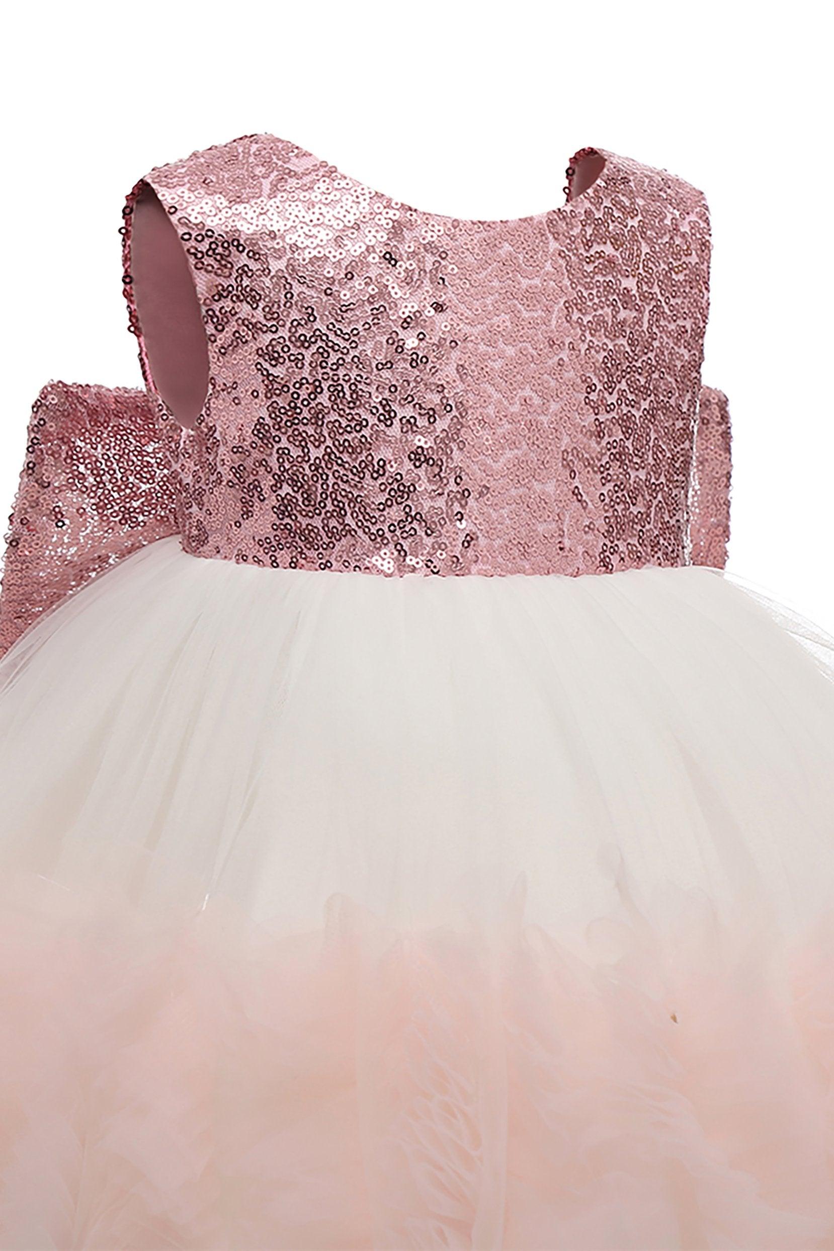 A-Line Knee Length Tulle Lace Flower Girl Dress CF0339 - COCOMELODY
