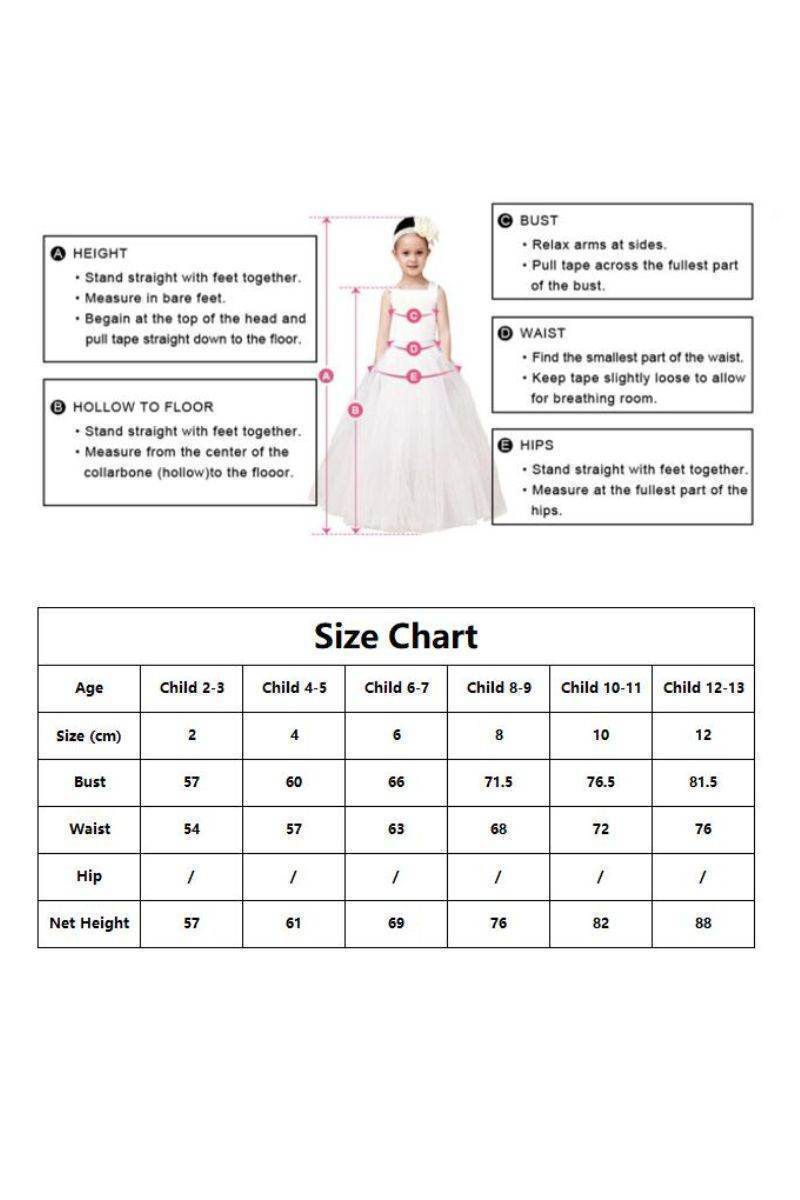 A-Line Midi Dot Print Flower Girl Dress CF0380 - COCOMELODY