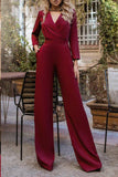 Jumpsuit Floor Length Elastic Satin Dress CG0174 - COCOMELODY