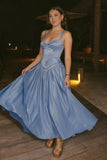 A-Line Ankle Length Soft Satin Bridesmaid Dress CG0311BM