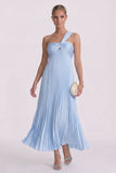 A-Line Ankle Length Chiffon Wedding Guest Dress CG0324