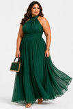 A-Line Maxi Chiffon Wedding Guest Dress CG0379
