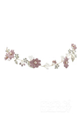 Alloy Headbands with Flower and Crystals CH0209 - COCOMELODY
