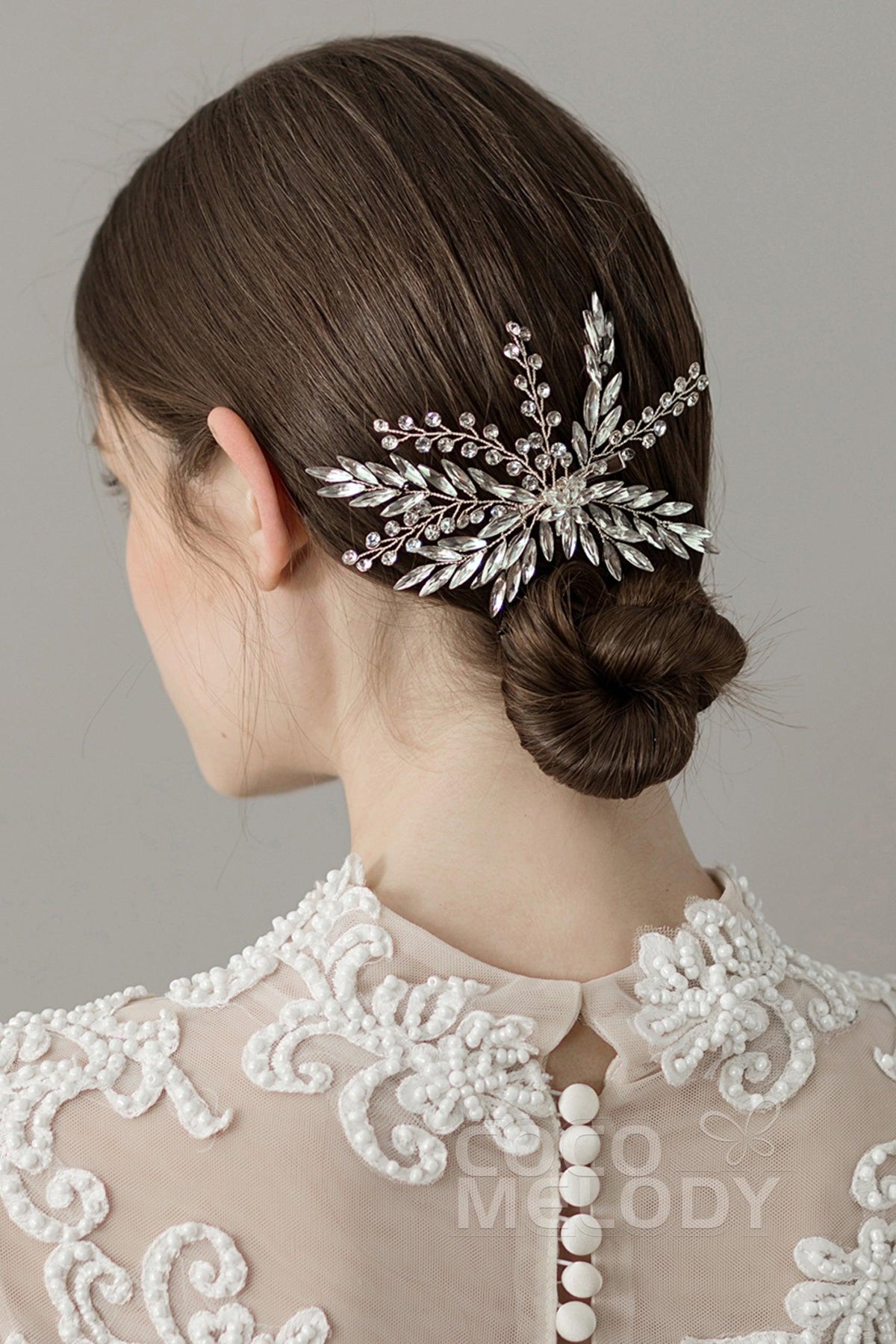 Alloy Hairpins with Crystals CH0211 - COCOMELODY