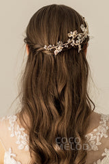 Alloy Hair Combs with Crystals CH0265 - COCOMELODY