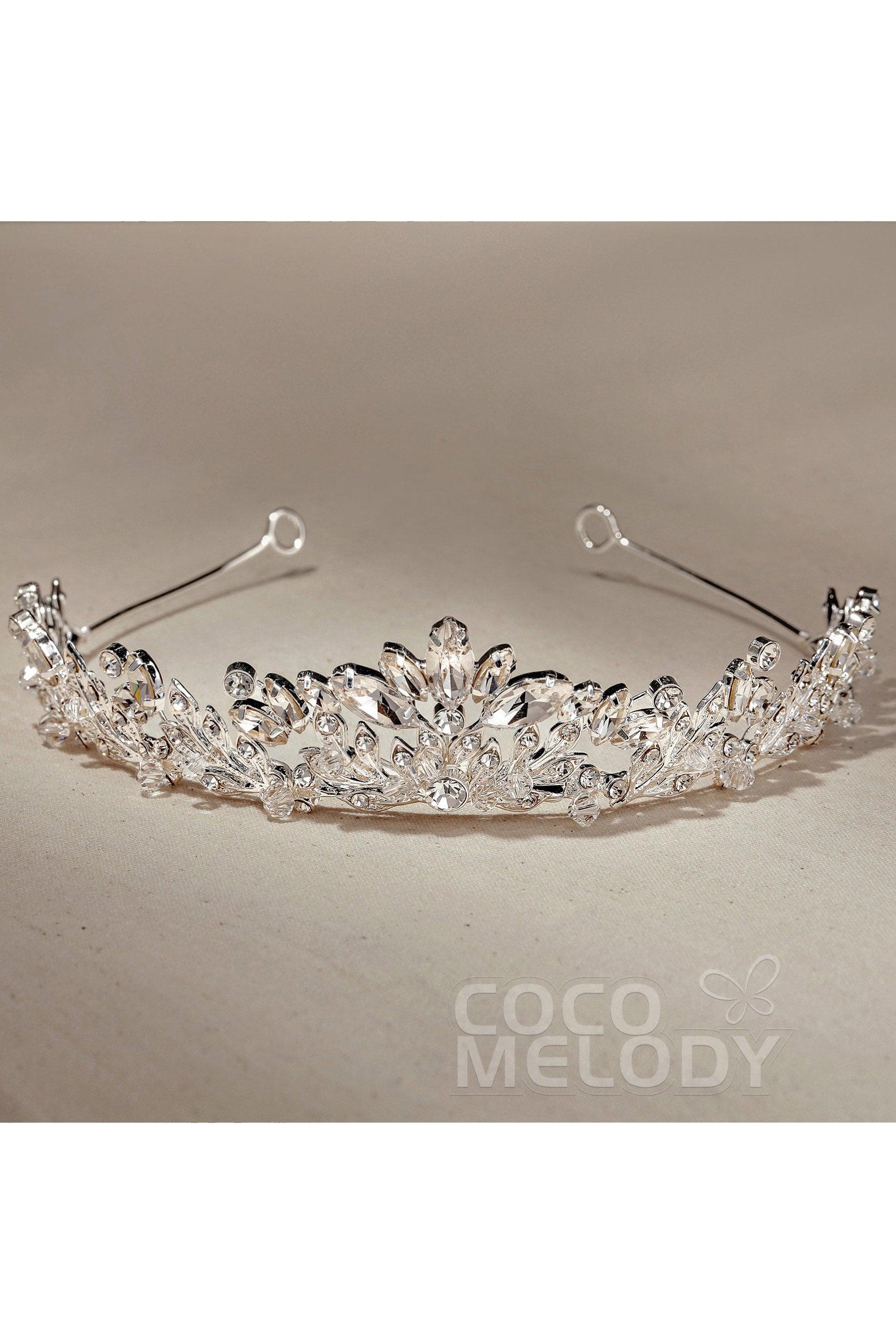 Alloy Tiaras with Rhinestone CH0268 - COCOMELODY