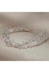 Alloy Headpieces with Rhinestone and Opal CH0274 - COCOMELODY