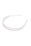 Alloy Headbands with Imitation Pearl Rhinestone CH0336 - COCOMELODY