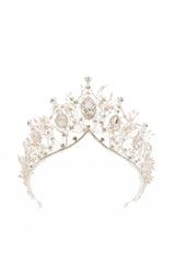 Alloy Tiaras with Beads Rhinestone CH0369 - COCOMELODY