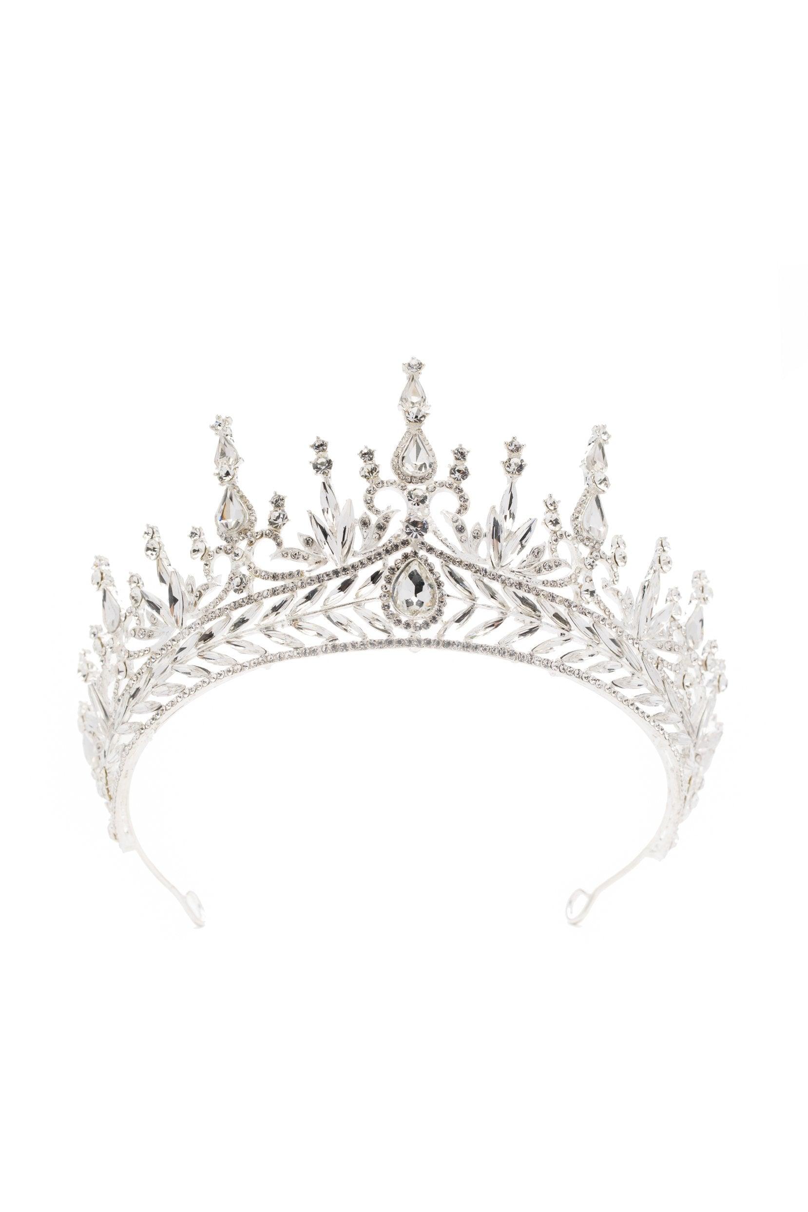 Alloy Tiaras with Crystals Rhinestone CH0371 - COCOMELODY