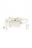 Alloy Hair Combs with Pearl Rhinestone CH0381 - COCOMELODY