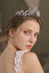 Alloy Tiaras with Rhinestone CH0388 - COCOMELODY