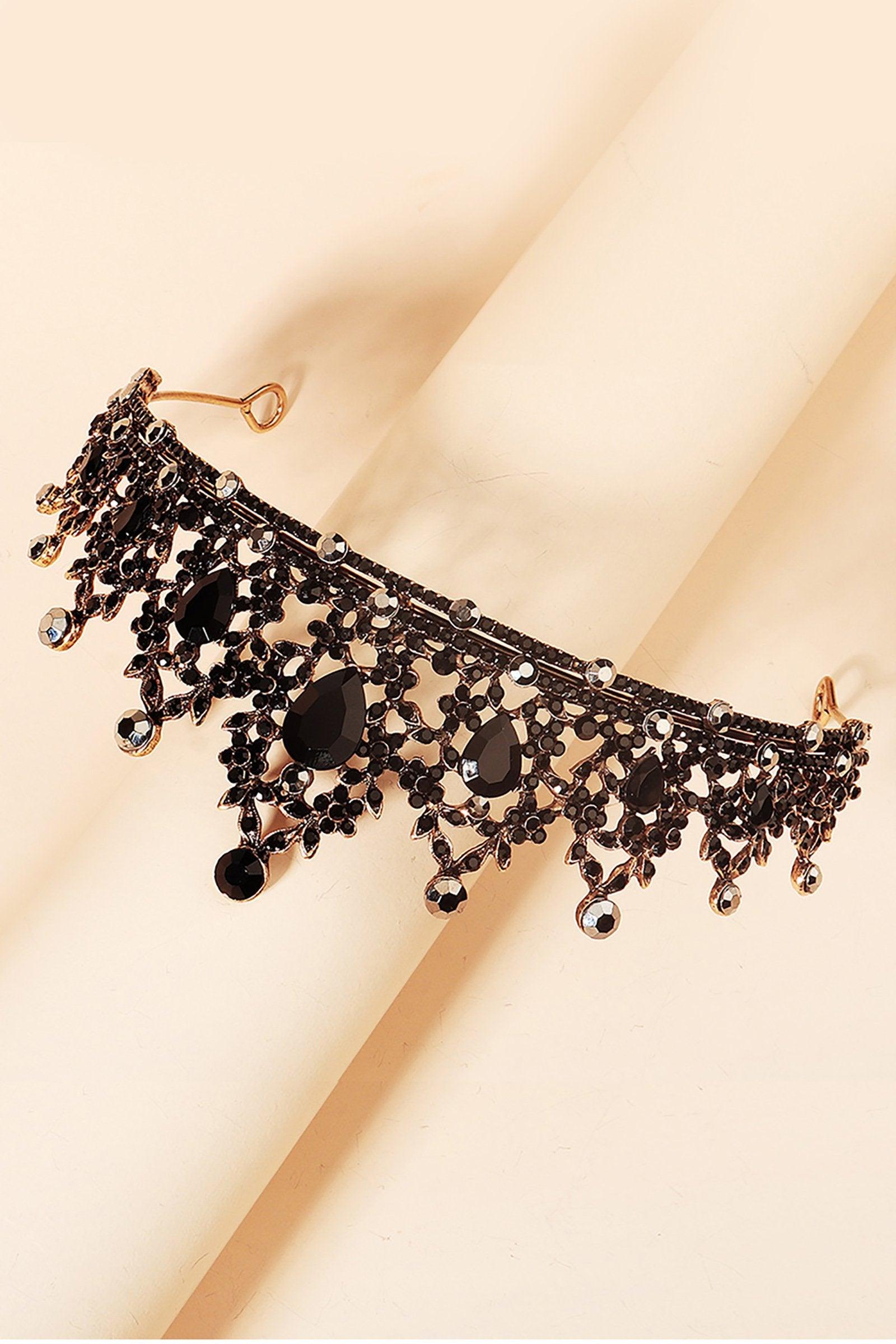 Alloy Tiaras with Rhinestone CH0391 - COCOMELODY